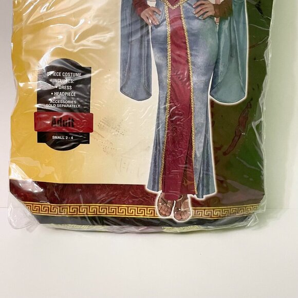 Rennaissance Queen Halloween Costume Adult Size Small 2 -4 - Picture 2 of 8